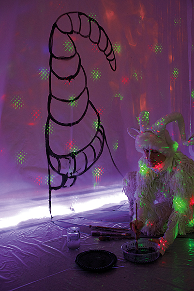 A (s)hiver installation. Photo courtesy Julien Strasfield/(s)hiver
