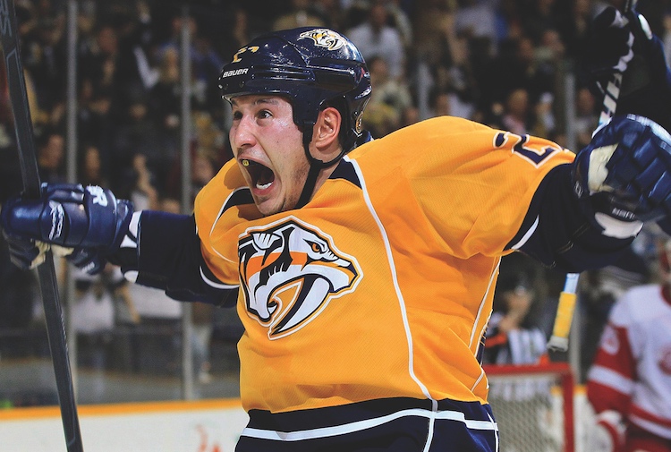 Jordin Tootoo cut his teeth playing for the Wheat Kings in the Western Hockey League and wowing the crowds at the 2003 World Juniors before playing his first shift with the Nashville Predators. PHOTO VIA ASSOCIATED PRESS
