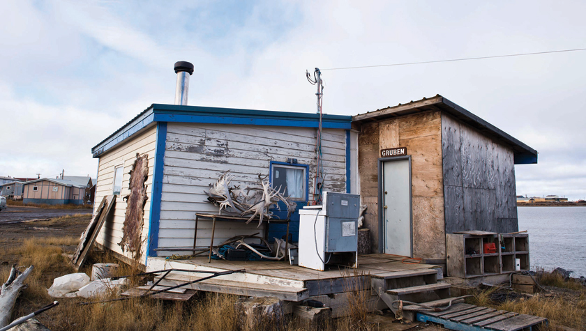 The home of Eddie Gruben, founder of one of the Beaufort Delta's biggest companies. Photo by Angela Gzowski