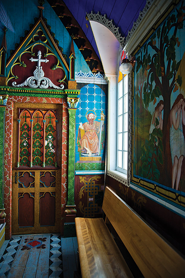 Our Lady of Fort Good Hope Church is an icon: it's been restored many times since it was built in 1865. Photo by Angela Gzowski