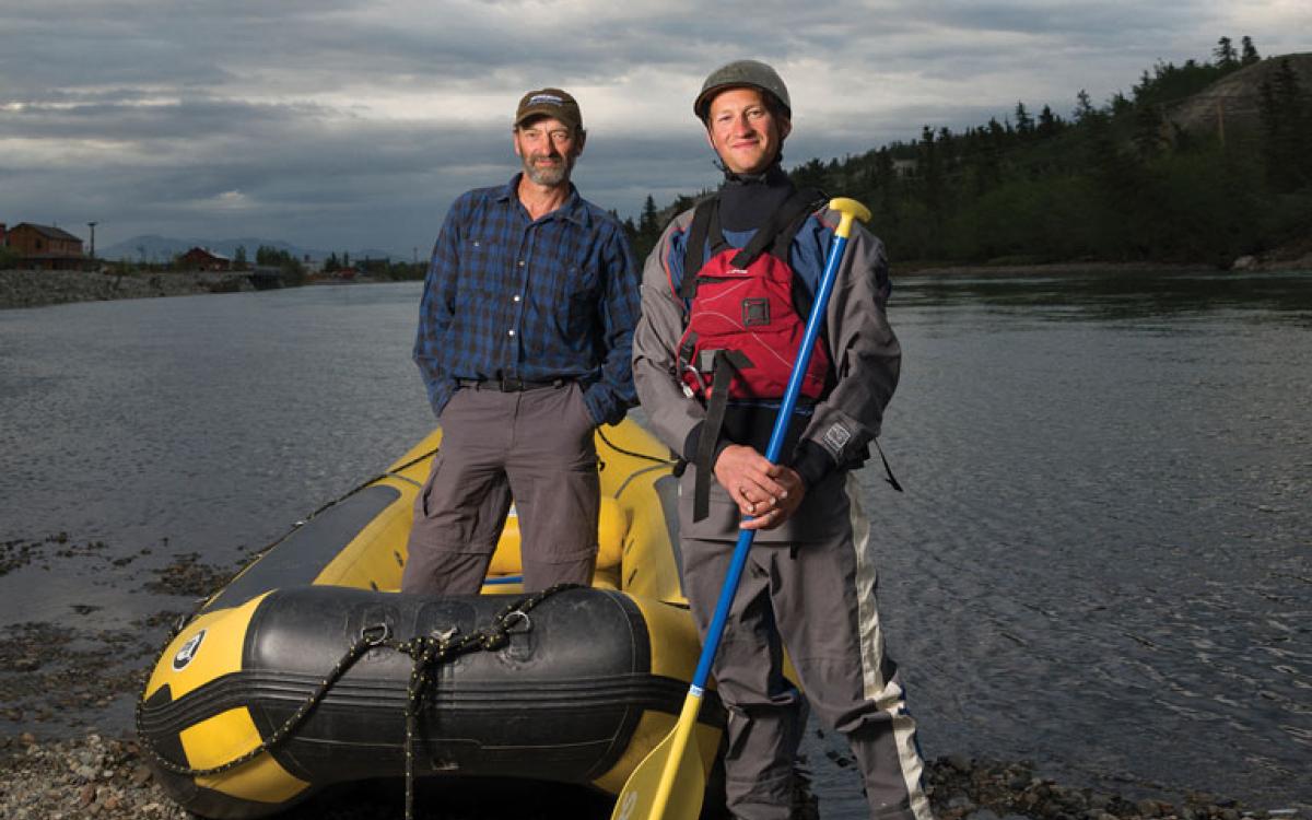 Bob and Kevin Daffe of Tatshenshini Expediting. CHRISTIAN KUNTZ PHOTOGRAPHY