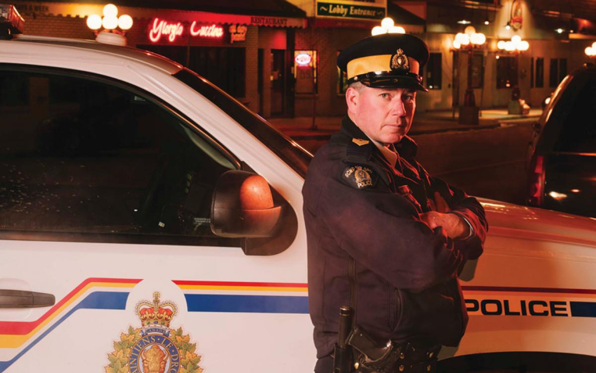 Sergeant Dave Wallace, now based out of Whitehorse, still delivers mail and medication to some camps outside of the Yukon's communities, just like the RCMP did in the territory's younger days. Photo Daren Gallo