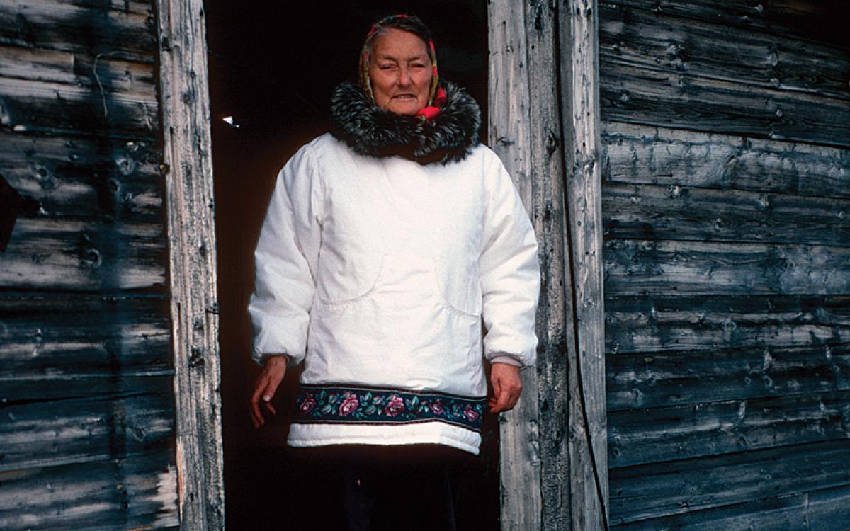 Photo of Tuinnaq Bruce, the author's grandmother, by David Pelly