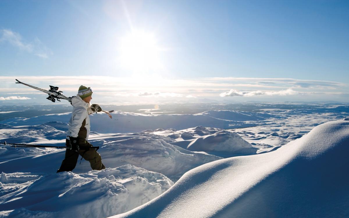 Shred the sweet Swedish powder. Henrik Trygg/imagebank.sweden.se