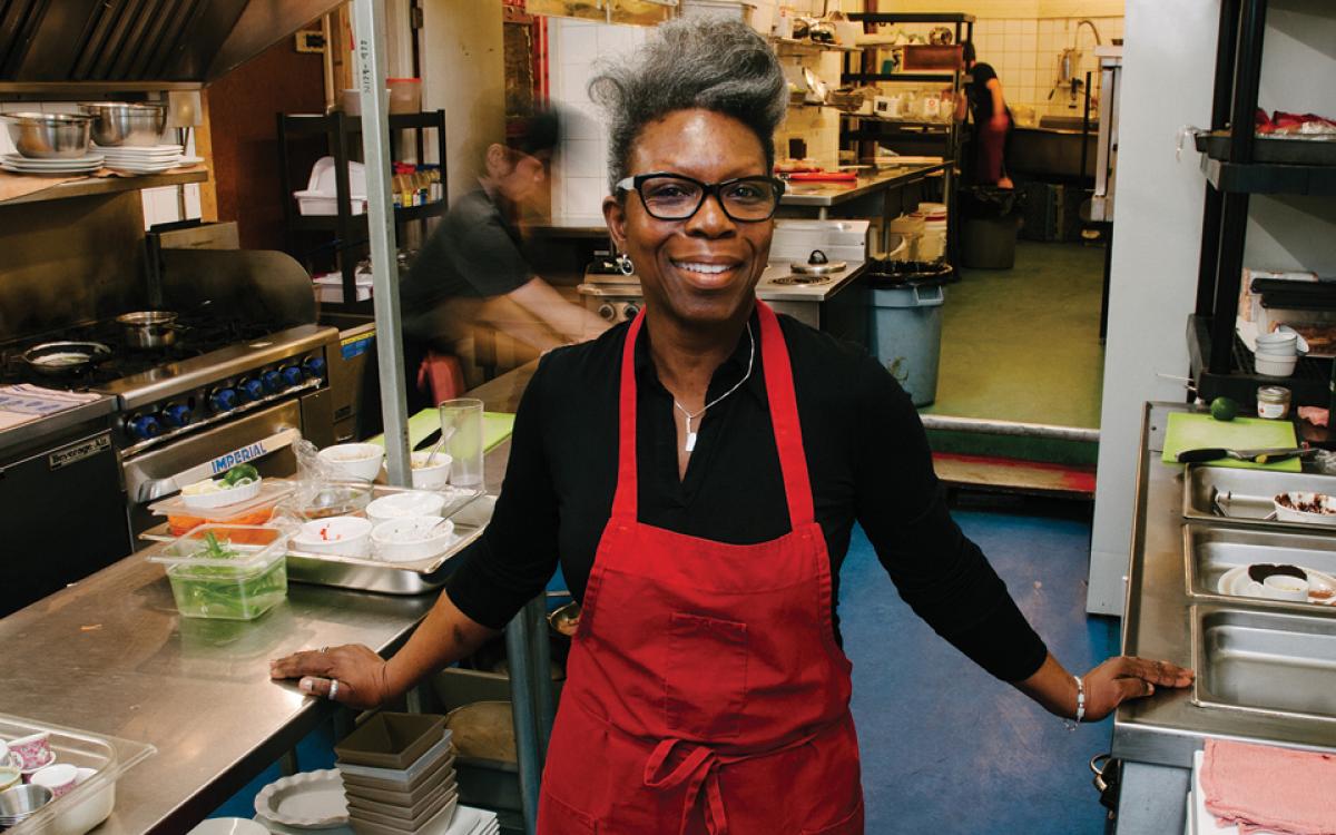 The menu features hits like polenta sticks with jerk dip. Photo by Daren Gallo