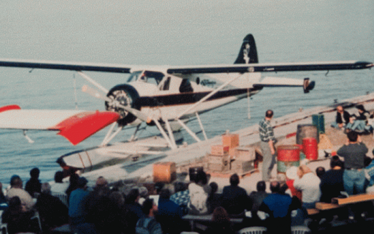 What better place to tell bush plane stories then straight outta the plane?