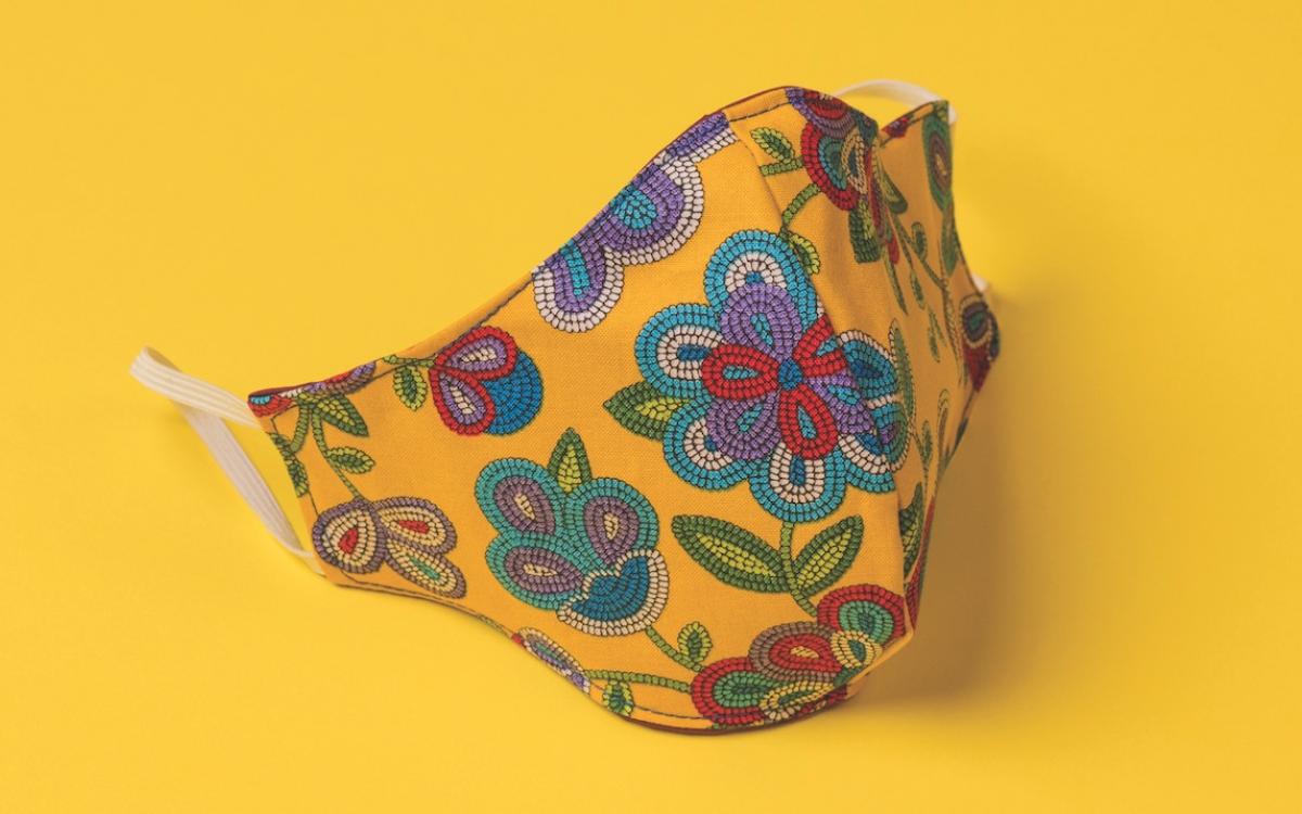 One of the face masks sewed by NWT crafters.