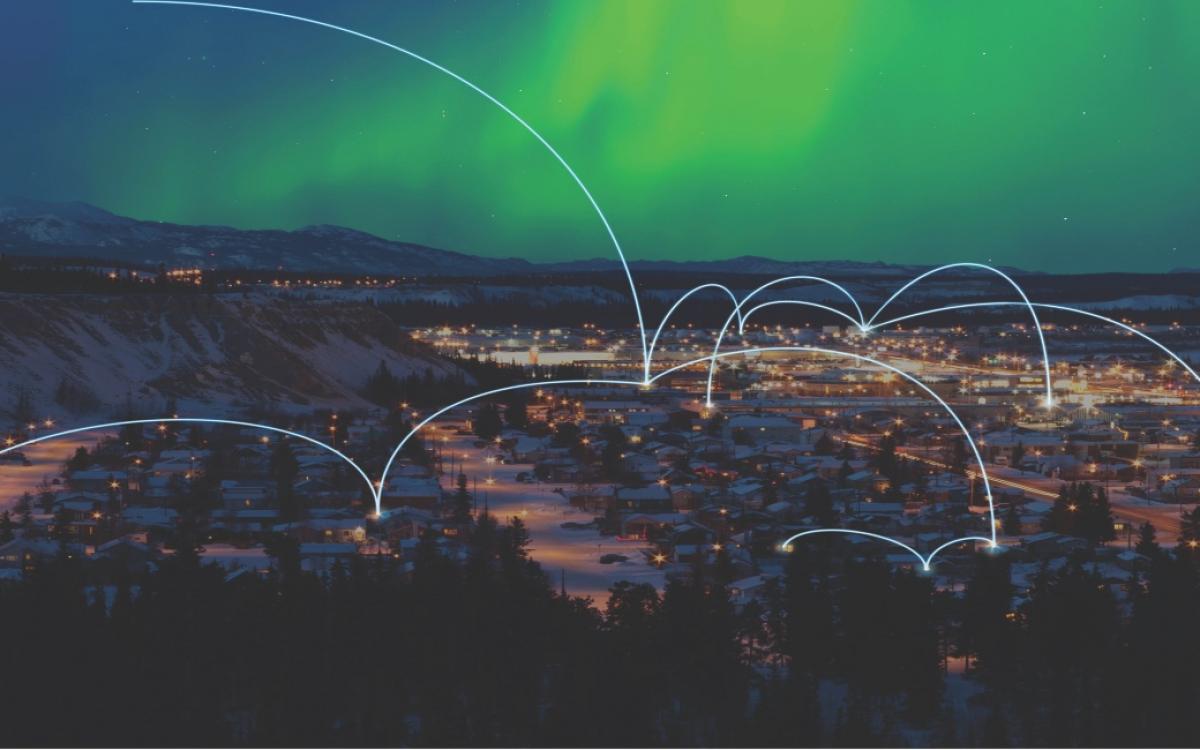 Northern Lights over Yellowknife