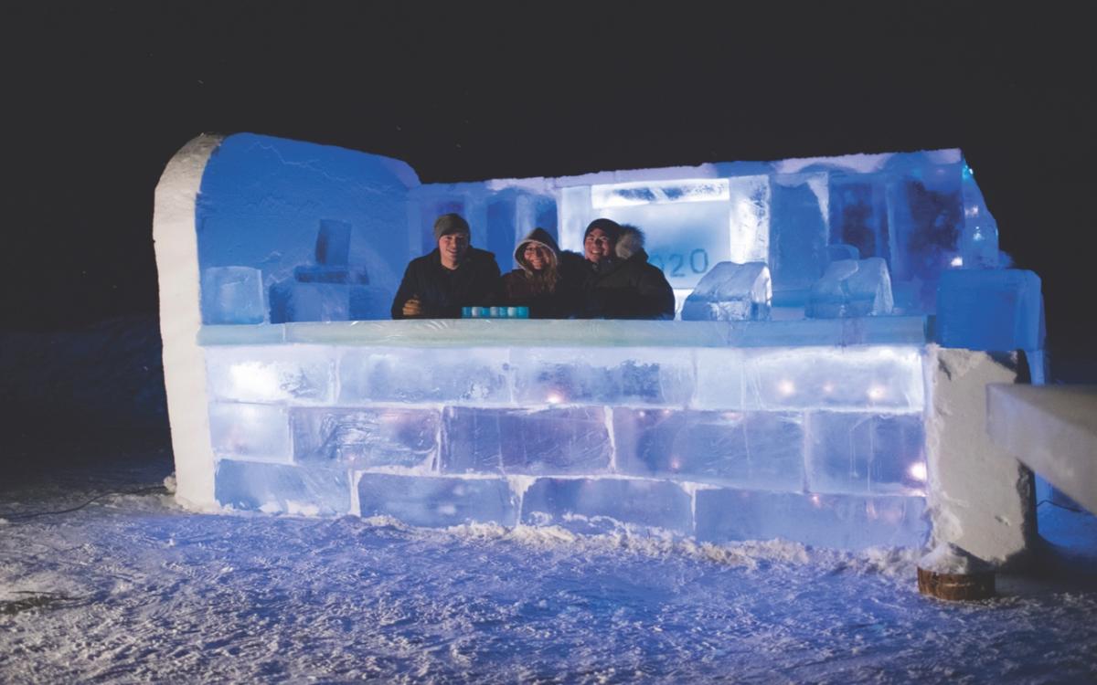 Ice bar in Inuvik