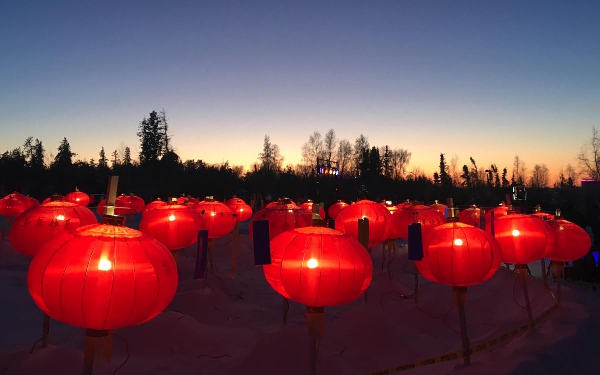 Lanterns at the festival