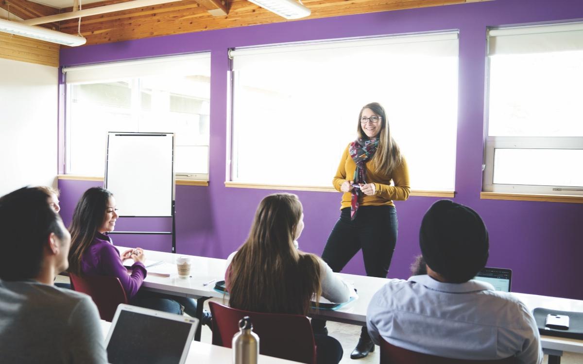 Students learning at Yukon University