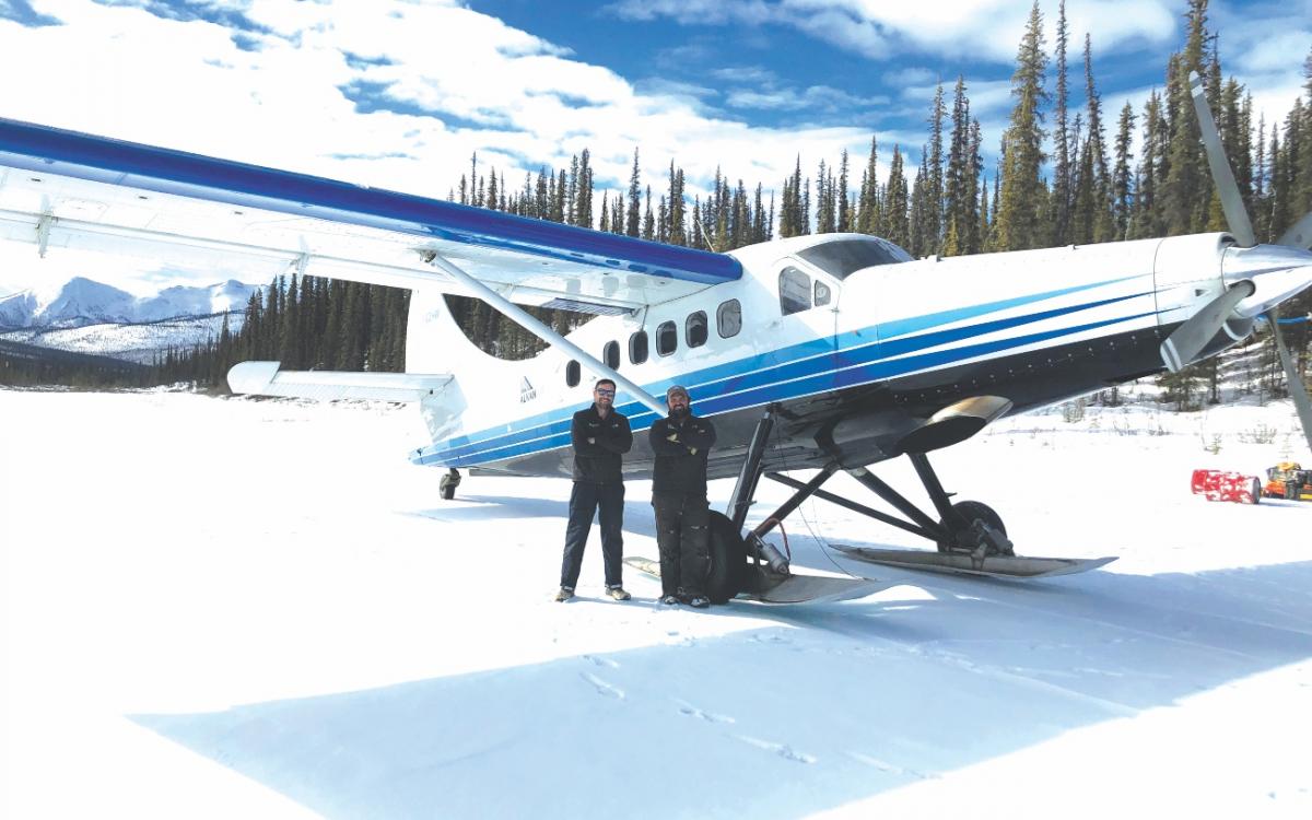 Jeff Faulkner with his De Havilland Otter