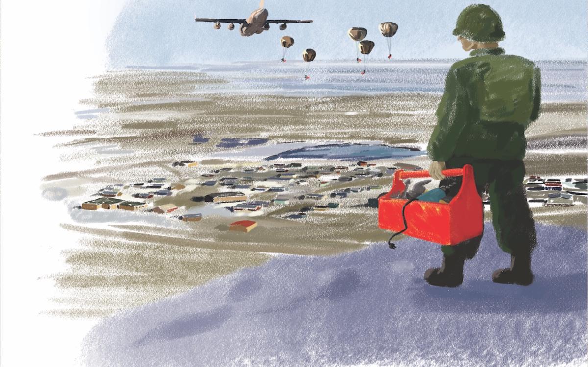 Housing Corps overlooking community