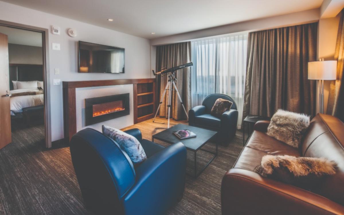 The Aurora Suite in Yellowknife's Explorer Hotel.