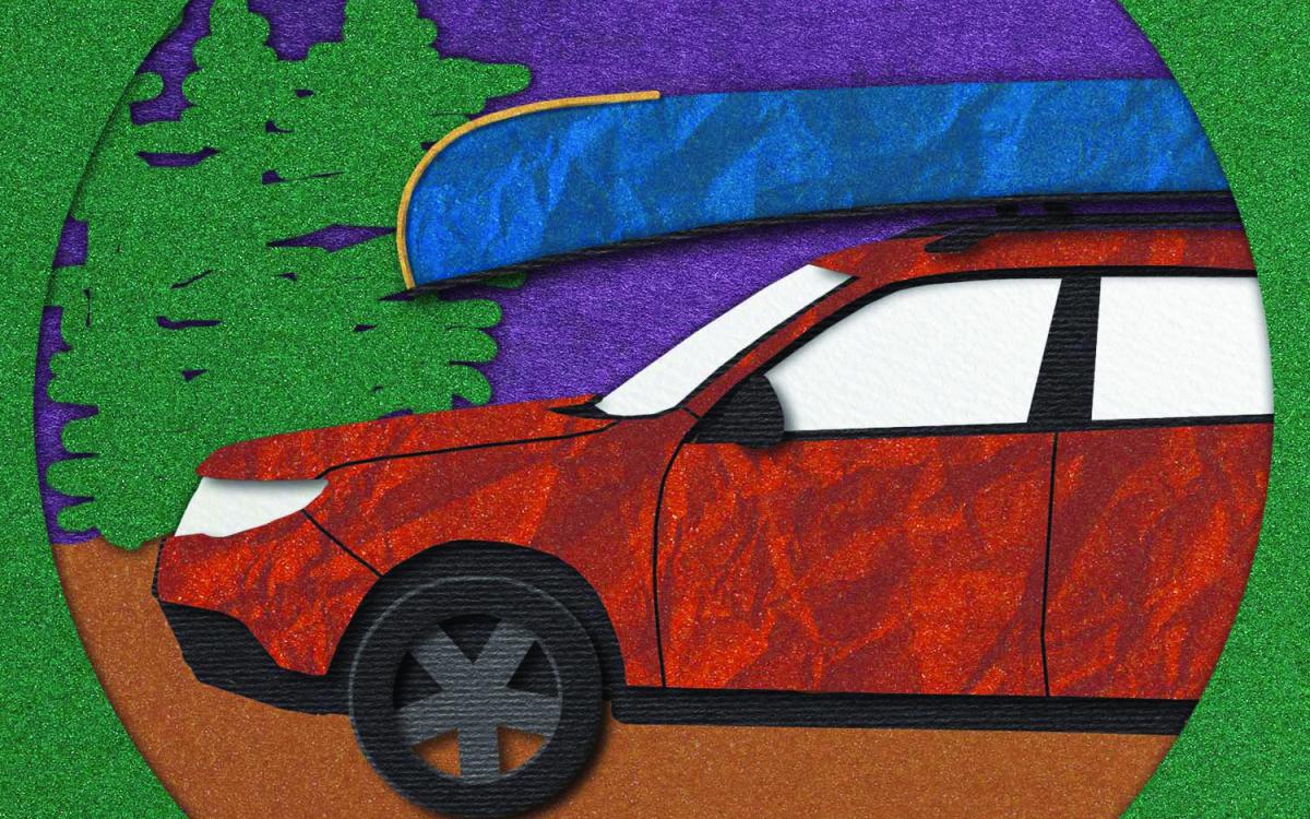 Car headed out to Hay River.