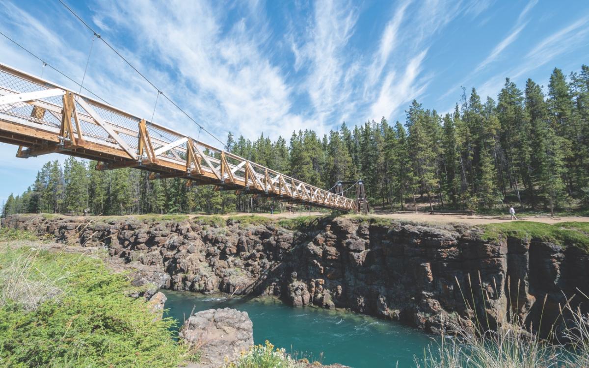 Miles Canyon Bridge attracts tourists from around the world.