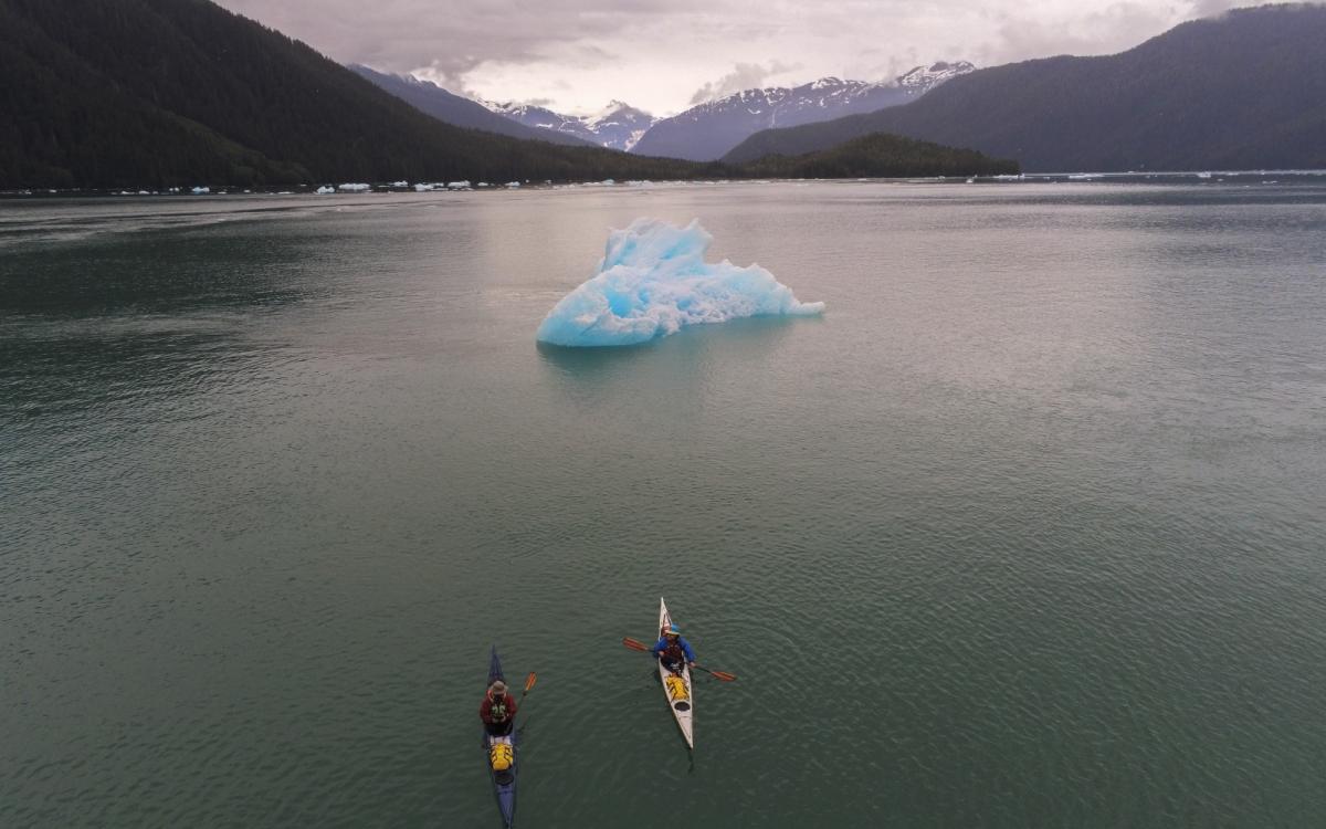 kayaking up the Inside Passage