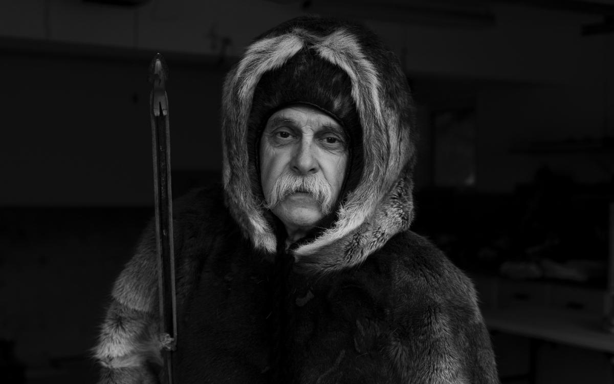 Ron Allen in a parka