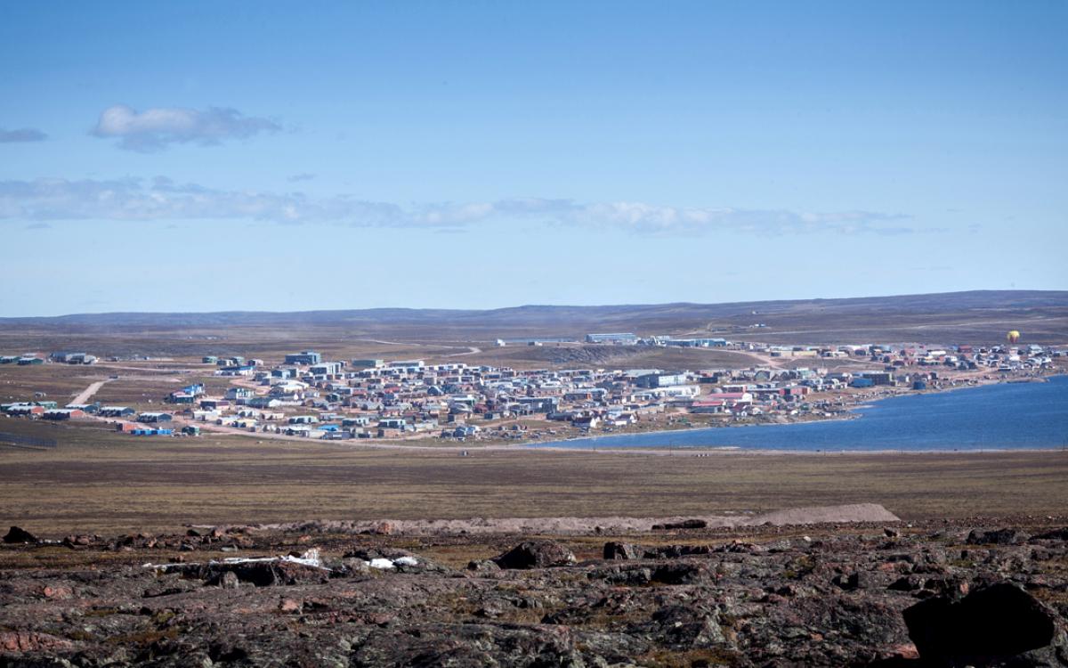 Nunavut's only inland community. Photo by Hannah Eden