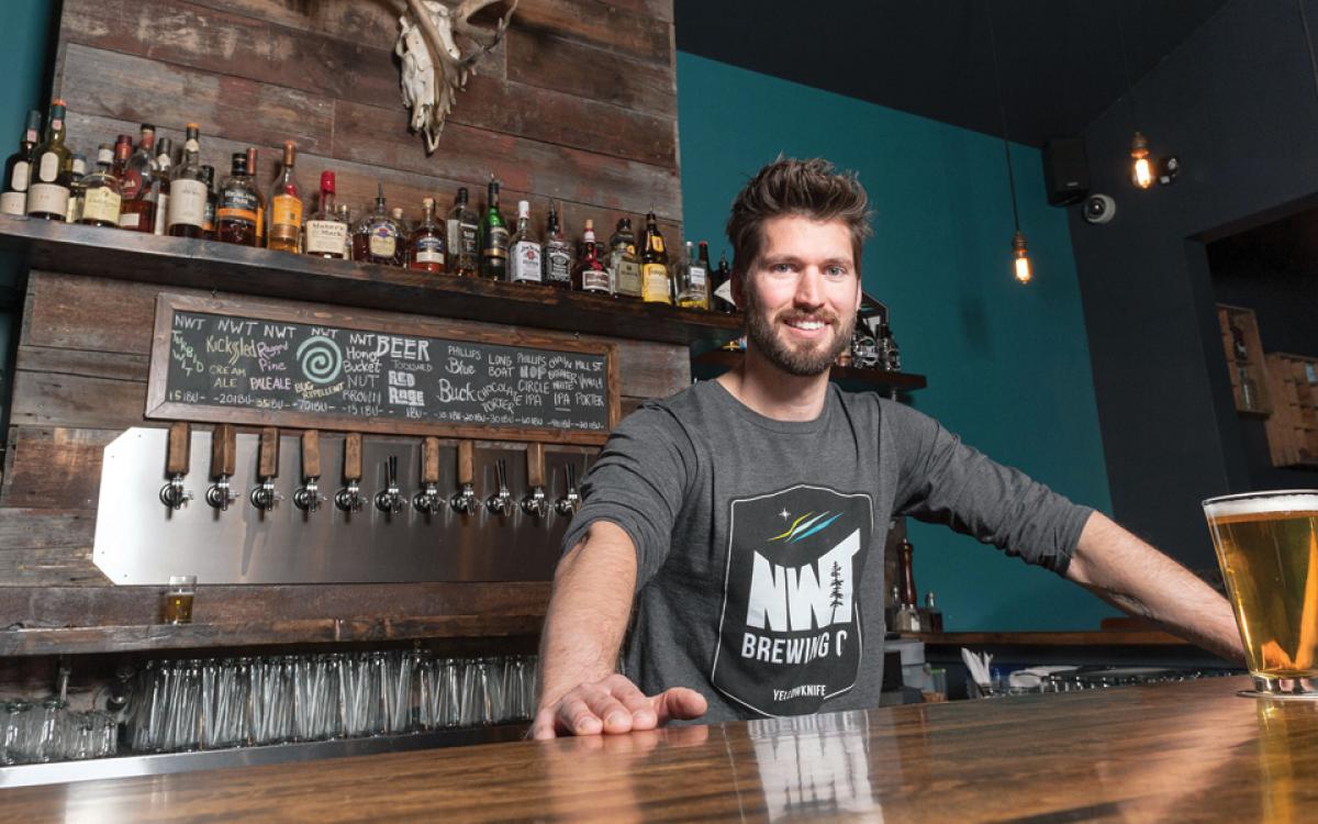 If you build it, they will come. Fletcher Stevens is serving up what Yellowknifers always wanted. Photo by Hannah Eden/Up Here