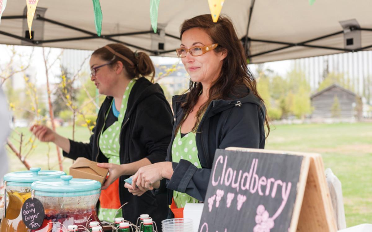The Farmer's Market in Yellowknife. Photo by Hannah Eden/Up Here