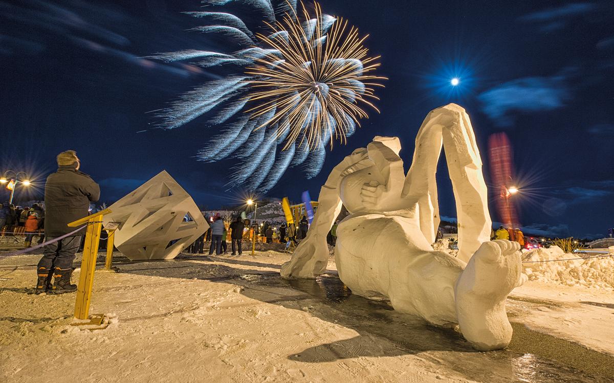 Whitehorse does winter. Photo courtesy Peter Mather/Government of Yukon