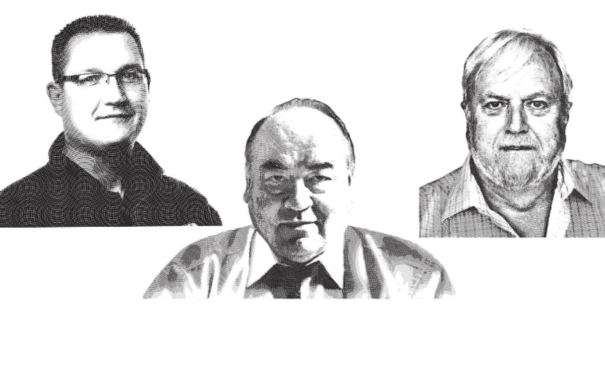 Jeff Philipp, Bob McLeod, Bob Gannicott. 