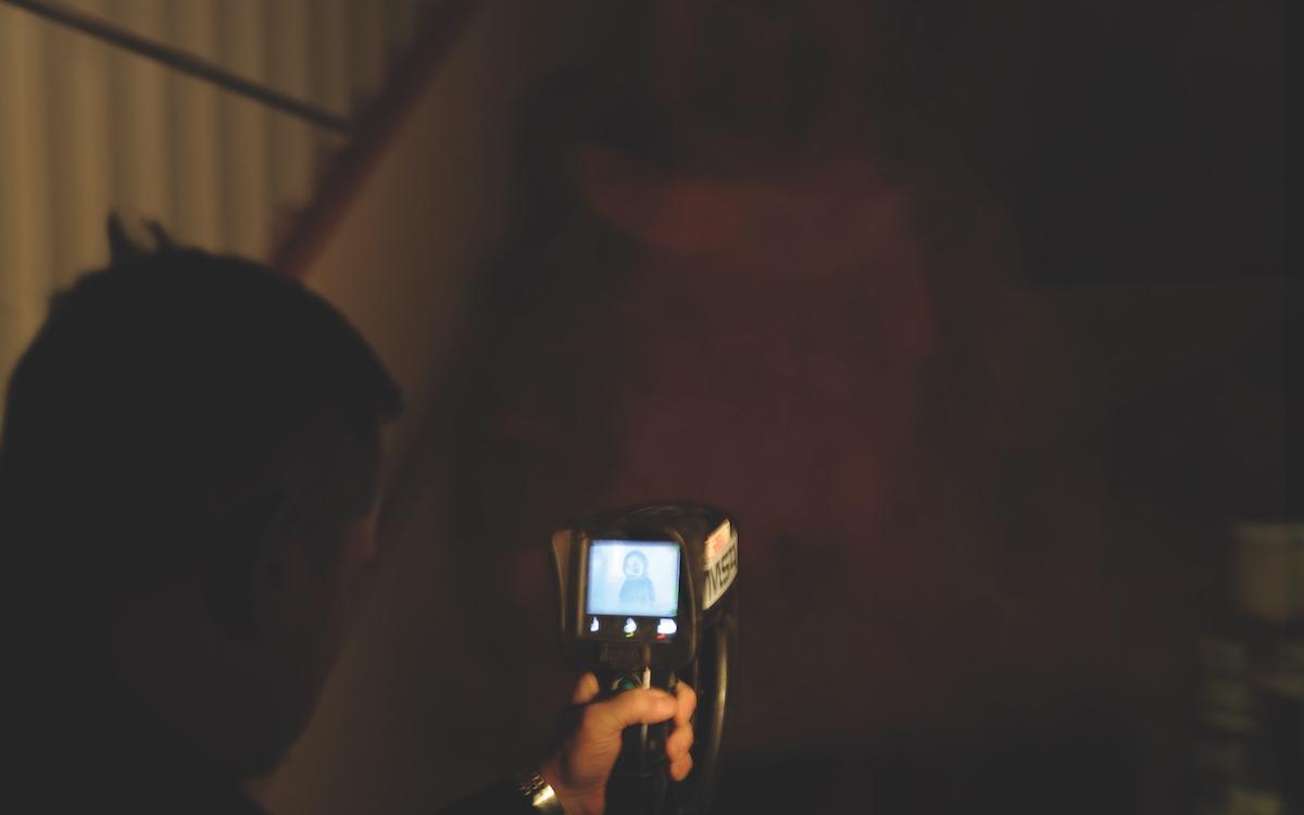 Searching for spirits. 