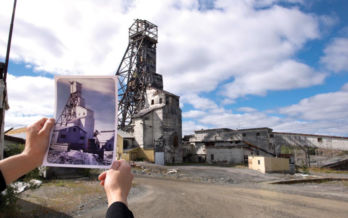 At Yellowknife's Giant Mine, little remains of a once-bustling frontier community. Photo Angela Gzowski