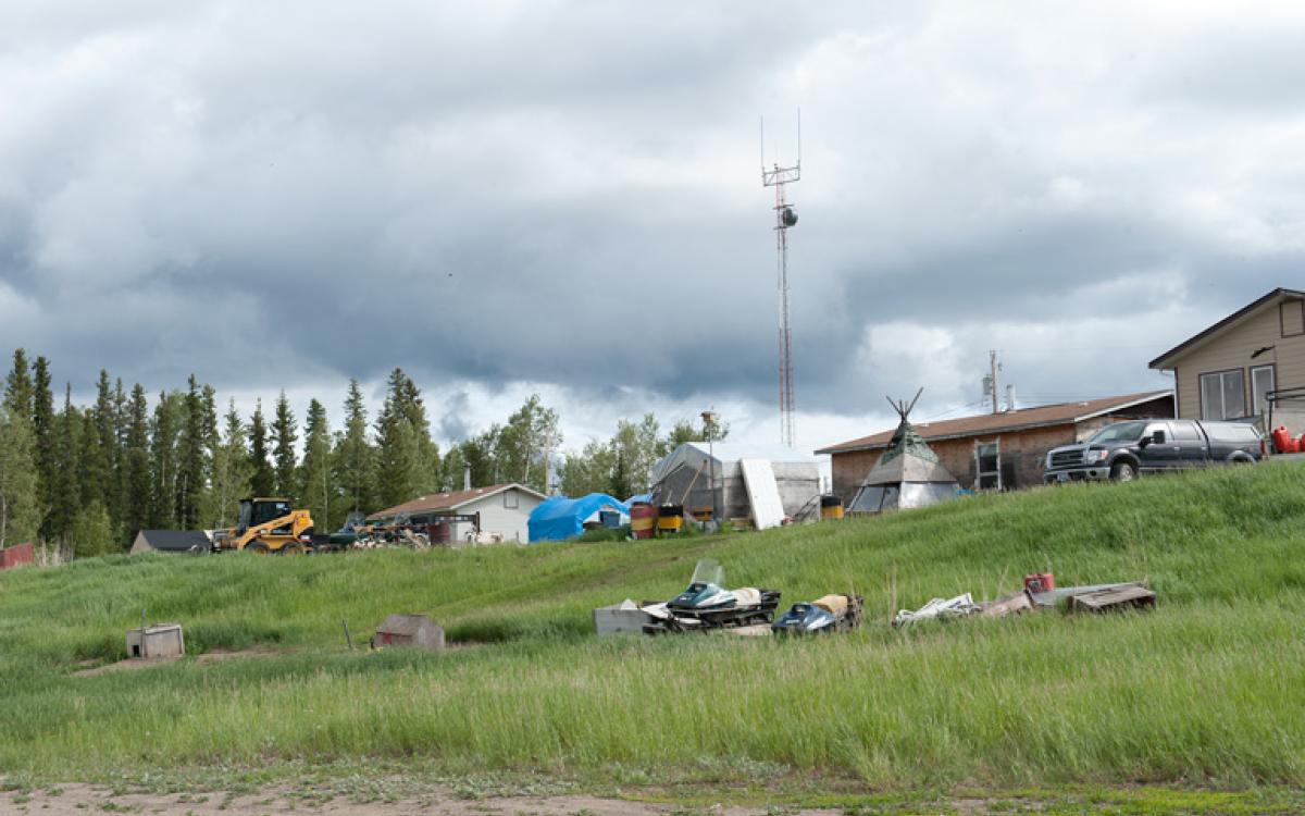 Jean Marie River, population 60, is nestled along the shore of the Mackenzie River, in the Dehcho region of the NWT. Photo by Herb Mathisen