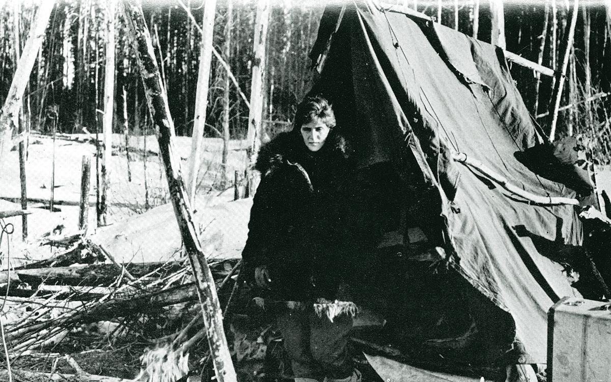 Helen Klaben was near death when she was rescued in 1963. She and Ralph Flores had survived a plane crash and six hungry, cold weeks in the bush. Courtesy Charles Hamilton
