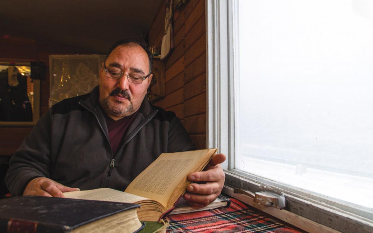 Louie Kamookak, Up Here's Northerner of the Year for 2014. Photo Riley Veldhuizen