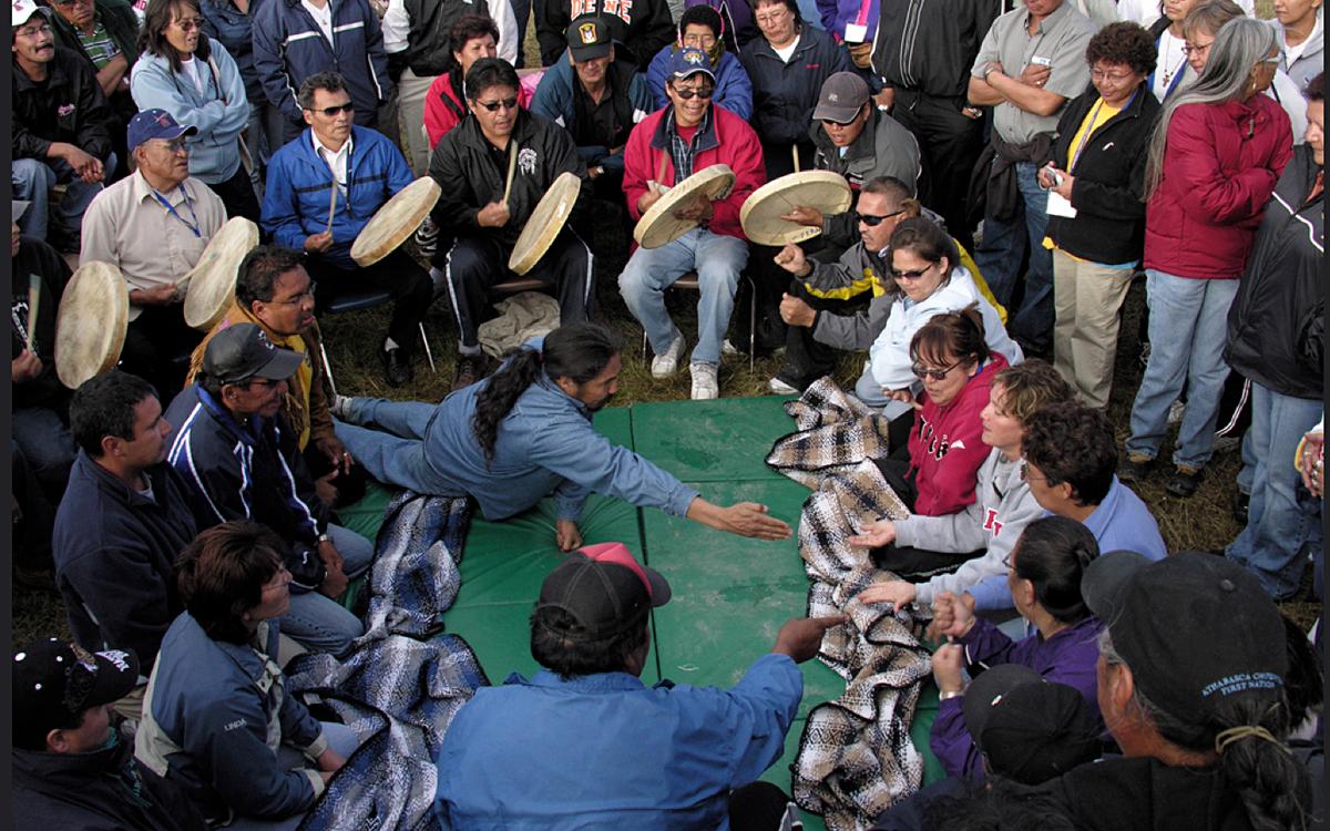 The NWT's game of choice. Photo by David Ducoin