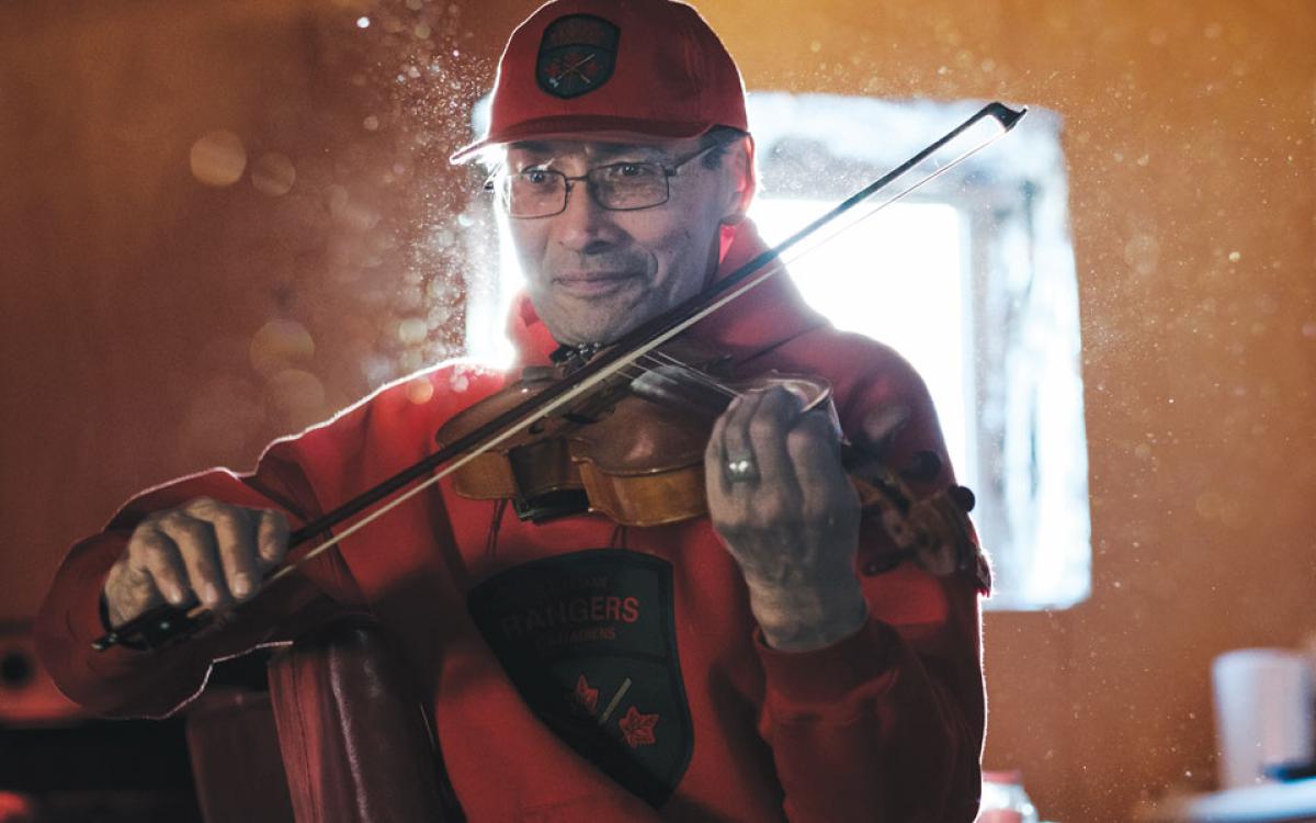 ENCORE: Allan Benjamin is a cartoonist, competitive racer, Canadian Ranger and fiddler. 