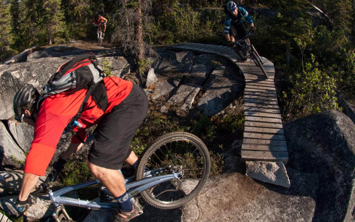 Montana Mountain is home to more than 65 kilometres of world-class mountain bike trail. Photo by Derek Crowe