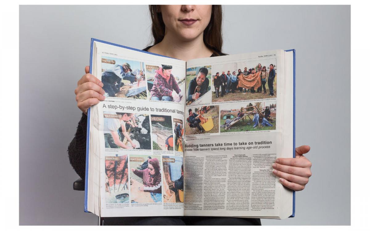 Meagan Wohlberg edited the Northern Journal for four years. Photo by Stephanie Hansen