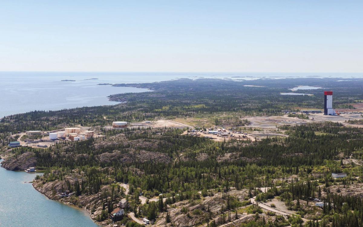 Yellowknife's Con Mine site. Photo by Hannah Eden