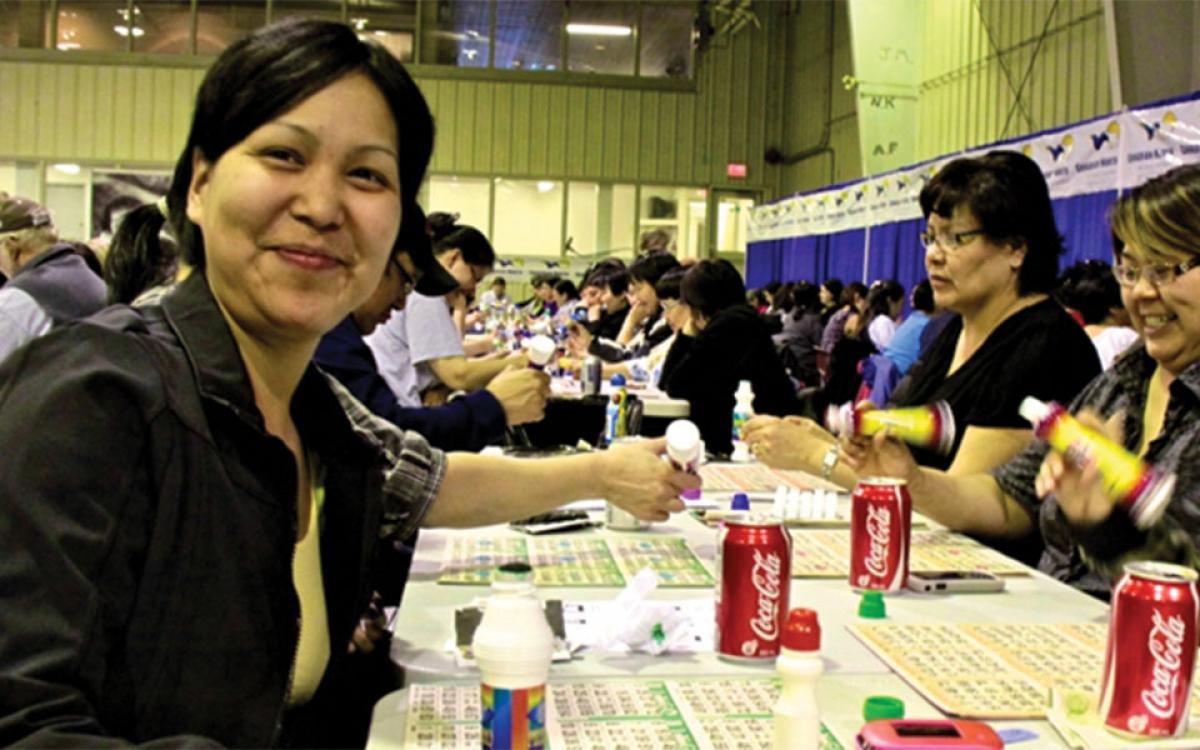 Bingo in Pang: Pack your dauber and tune in to radio bingo. Photo courtesy of Sarah on the Road. 