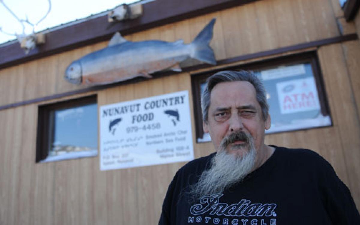 Joe Hess, owner of Nunavut Country Food. Photo by Herb Mathisen