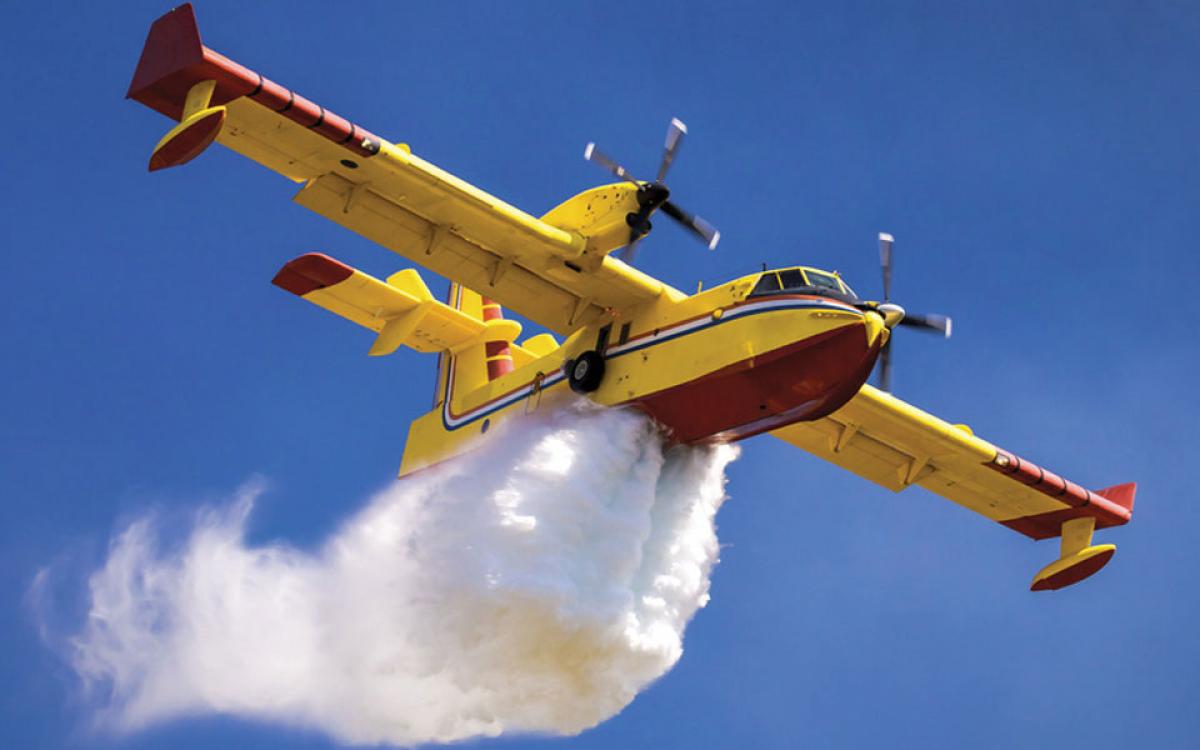 NWT residents have grown accustomed to seeing these CL-215s overhead during the summer.