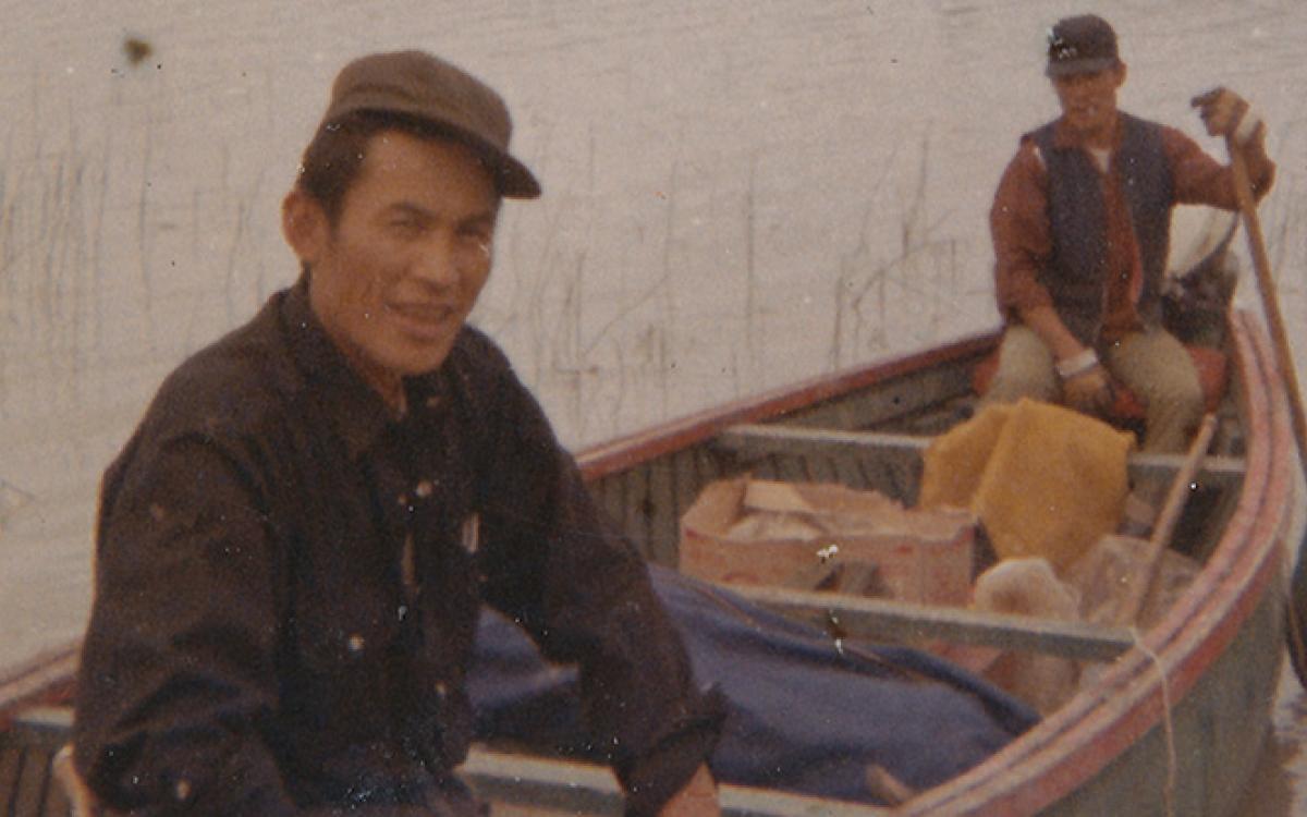 Louie and a friend get ready to head out. Photo by Roger Brunt