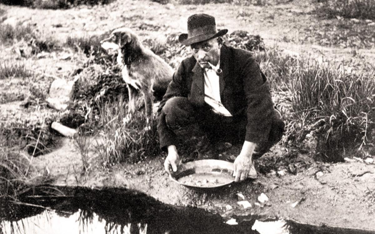 How they've always done it: Though the technology has advanced, placer mining hasn't changed a whole lot since the days of the Klondike gold rush. Photo provided by the Glenbow Archives, NA-4033-1