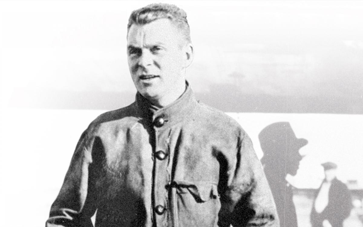 Lost? Never. Punch Dickins would just land, make a cup of tea and get his bearings. NWT Archives/Wop May Fonds/N-1992-213: 0188 