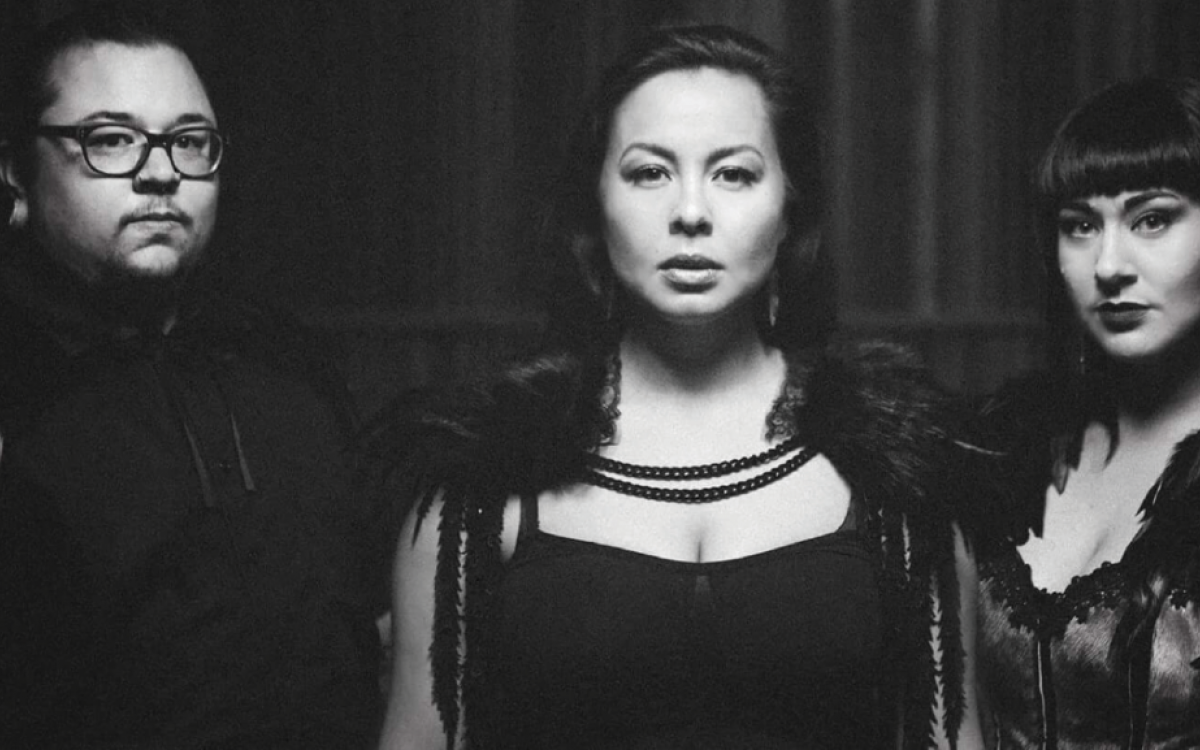 Quantum Tangle is, from left, Greyson Gritt, Tiffany Ayalik and Kayley Inuksuk Mackay. 