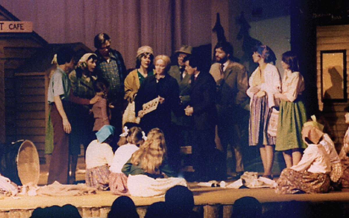 The cast of “Two Hands and Forever” was made up of people from all facets of life. 