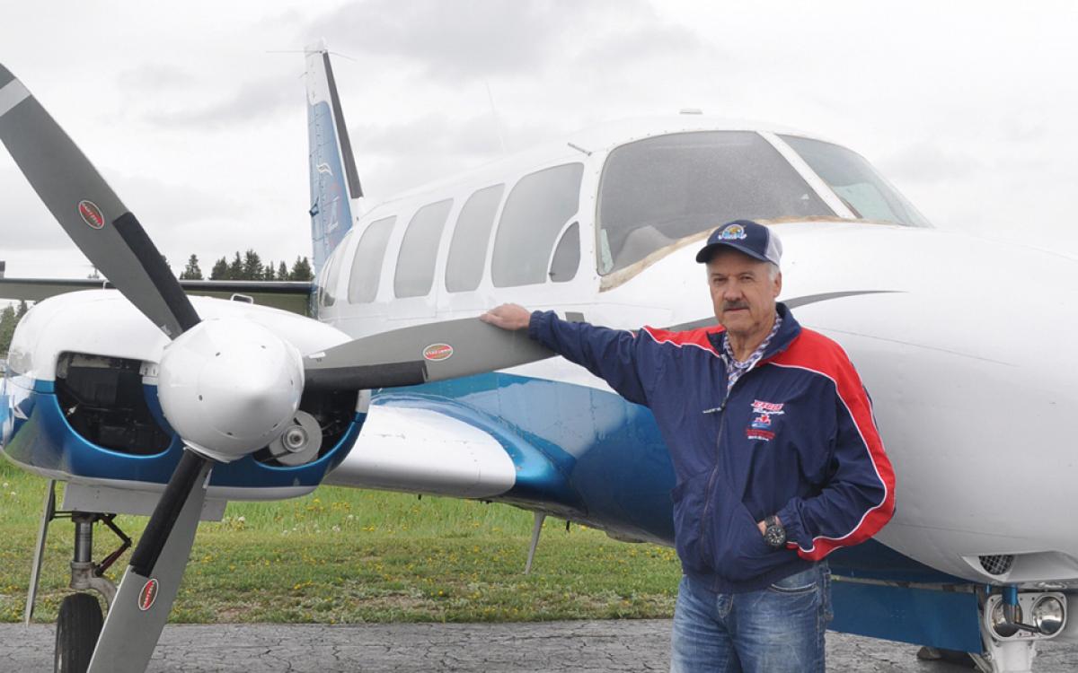 Simpson Air’s Ted Grant is the Deh Cho’s biggest booster. Photo by Samia Madwar
