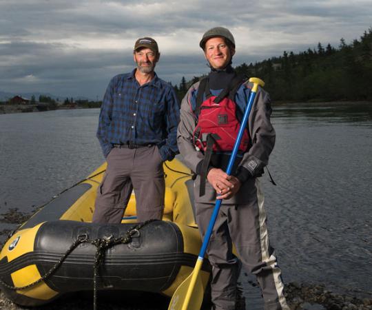 Bob and Kevin Daffe of Tatshenshini Expediting. CHRISTIAN KUNTZ PHOTOGRAPHY