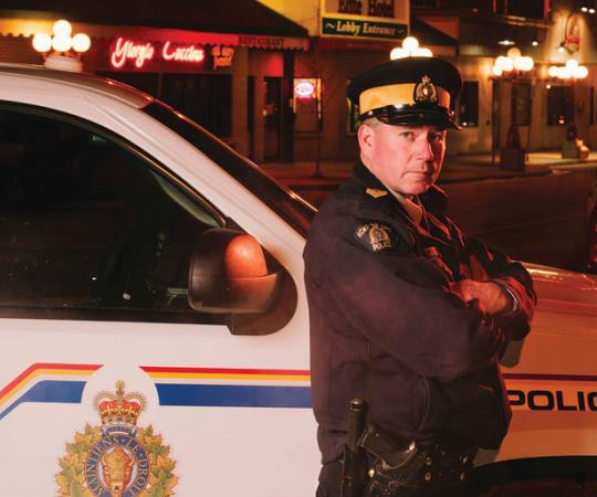 Sergeant Dave Wallace, now based out of Whitehorse, still delivers mail and medication to some camps outside of the Yukon's communities, just like the RCMP did in the territory's younger days. Photo Daren Gallo