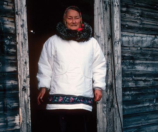 Photo of Tuinnaq Bruce, the author's grandmother, by David Pelly