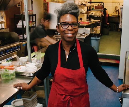 The menu features hits like polenta sticks with jerk dip. Photo by Daren Gallo